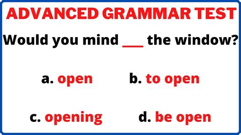 hard english test with answers|hard english grammar test.